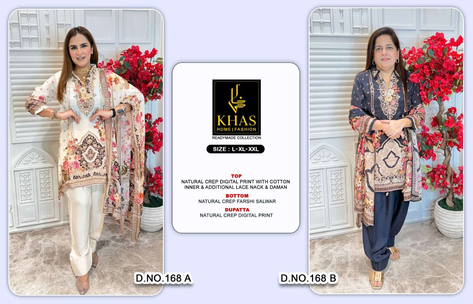 KHAS 168 DIGITAL PRINT WITH COTTON SALWAR KAMEEZ CATALOGUE EXPORT